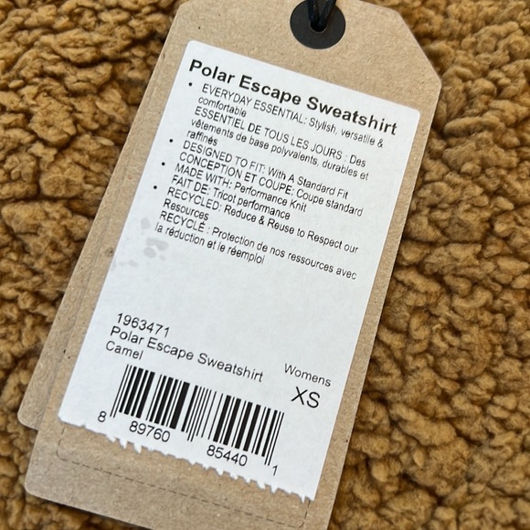 Prana New Polar Escape Sweatshirt XS - Picture 6 of 7